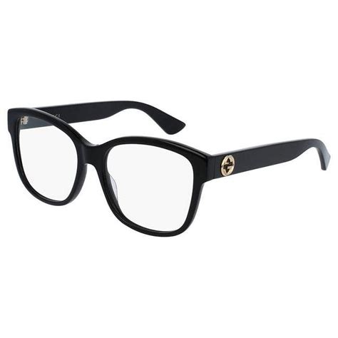 gucci gg0038o - 001 black|Gucci GG0038O 001 Eyeglasses in Black .